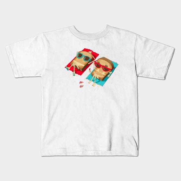 Toast Kids T-Shirt by vo_maria